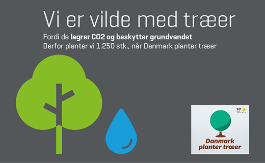 Danmark planter træer