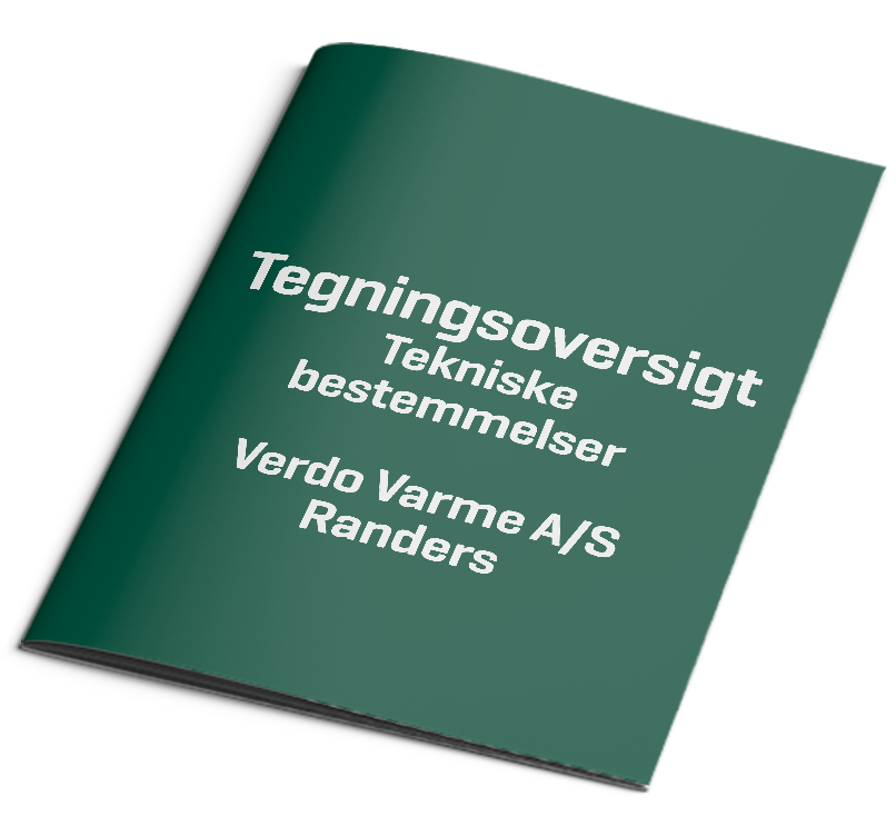 Tegningsoversigt, Tekniske bestemmelser for fjernvarmelevering bilag Randers 1. juli 2019