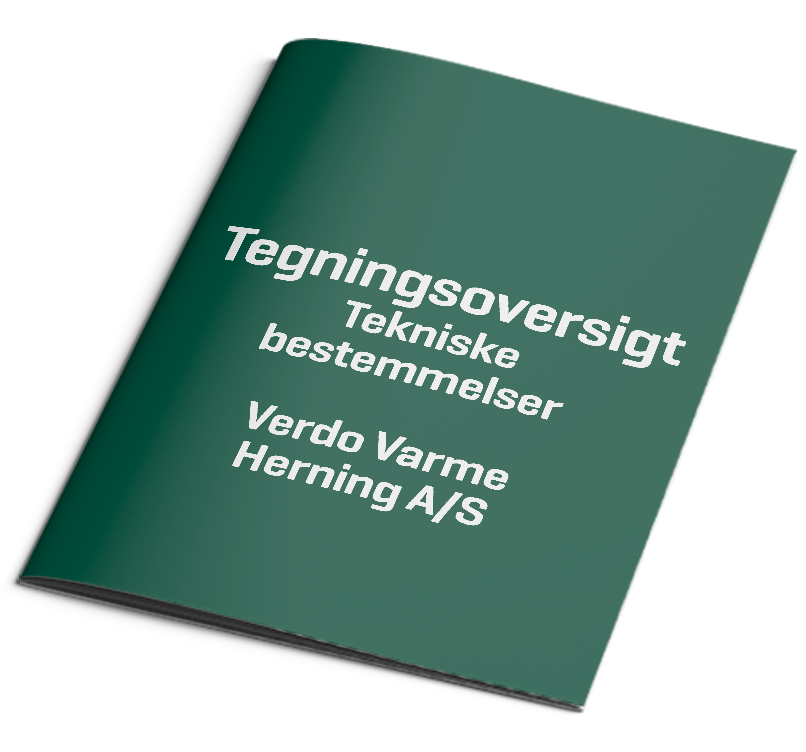 Tegningsoversigt, Tekniske bestemmelser for fjernvarmelevering bilag Herning 1. januar 2020