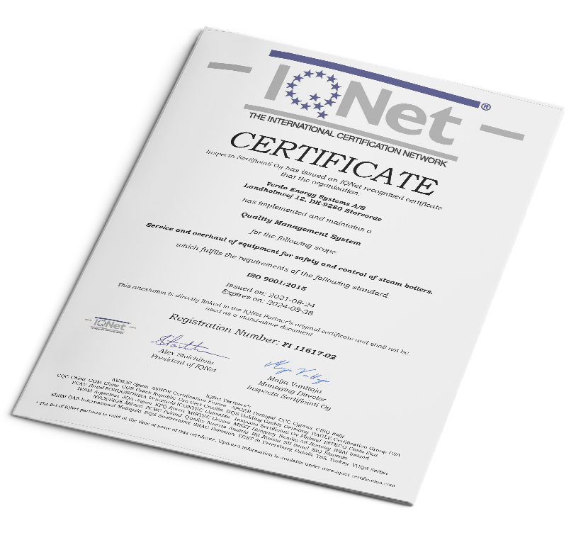 ISO 9001:2015 - Certificate 2021 | English