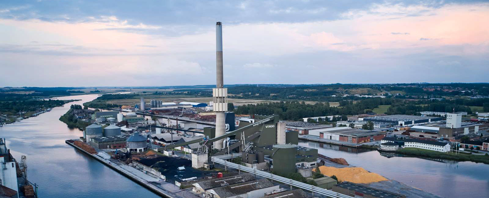 Randers Kraftvarmeværk Havnen 1600X650